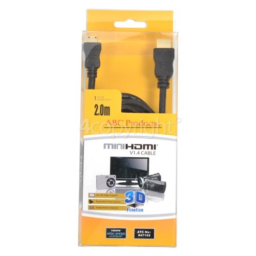 JVC Mini HDMI To HDMI Cable www.4jvc.co.uk