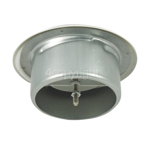 150MM Metal Ceiling Air Vent Supply Valve - White Powder Coated