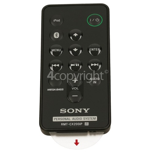 Sony RMT-CX200IP Sound System Remote Control