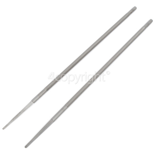 McCulloch FLO002 Round File 4.0mm (Pack Of 2)