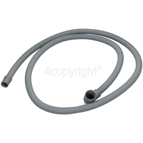 Hotpoint 2.05mtr Drain Hose 17mm With Right Angle End 31mm Dia.s'