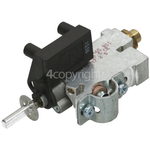 Rangemaster 9276 PLUS 90 FXP PYRO DF NG CRANBERRY Semi Rapid Gas Tap : 80642 165 With Robertshaw Switch Attached 404101137