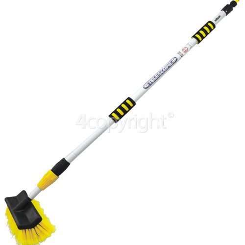 Rolson Heavy Duty Telescopic Water Fed Wash Brush - 2m