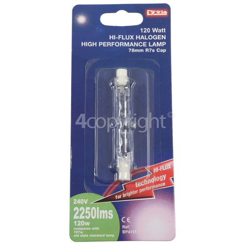 Lyvia 120W R7 Linear Hi-Flux Halogen Tube