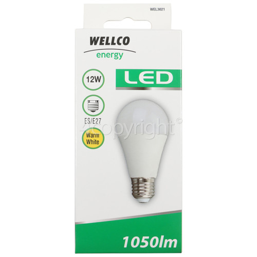 Wellco 12W Gls Es Led Lamp (Warm White) 75W Equivalent