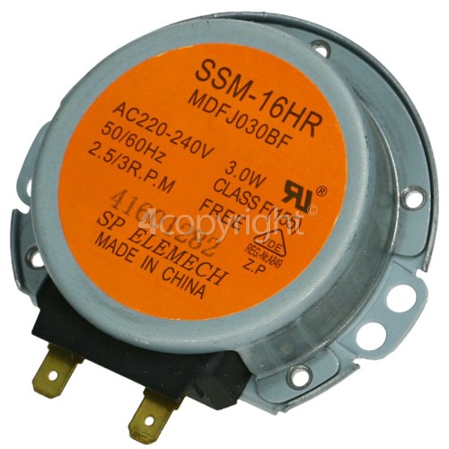 Samsung A2137RVS Turntable Motor : SP ELEMECH SSM-16HR MDF030BF