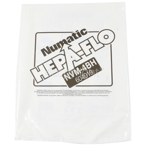 Numatic NVM-4BH 10 Hepaflo Filter Bags