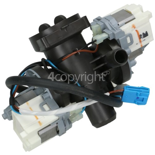 LG Double Drain Pump & Filter Assembly 2 Askoll Mod S3008 Art