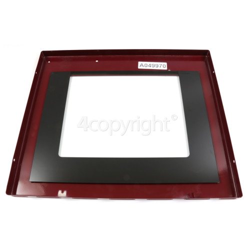 Rangemaster 91840 PROFESSIONAL PLUS 90 CER. CRANBERRY Left Hand Main Oven Outer Door Panel