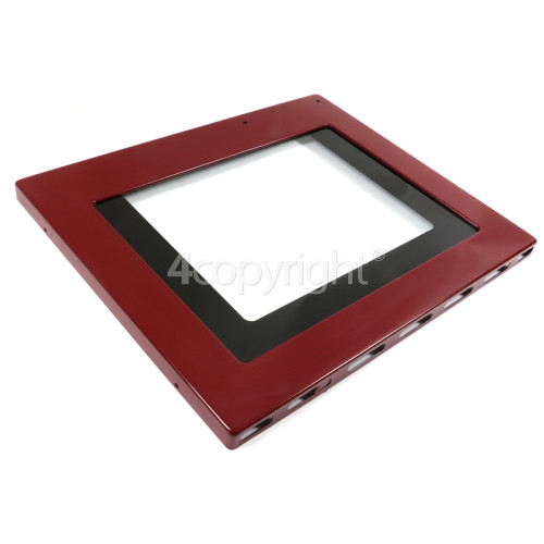 Rangemaster 91840 PROFESSIONAL PLUS 90 CER. CRANBERRY Left Hand Main Oven Outer Door Panel