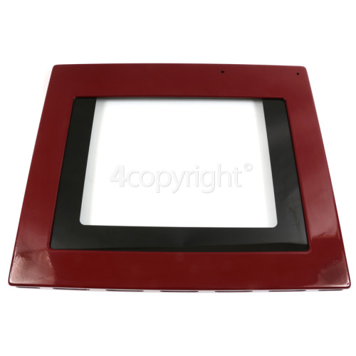 Rangemaster 91840 PROFESSIONAL PLUS 90 CER. CRANBERRY Left Hand Main Oven Outer Door Panel