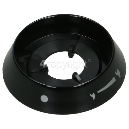 Creda Top Oven Control Knob Bezel Black www.4creda.co.uk