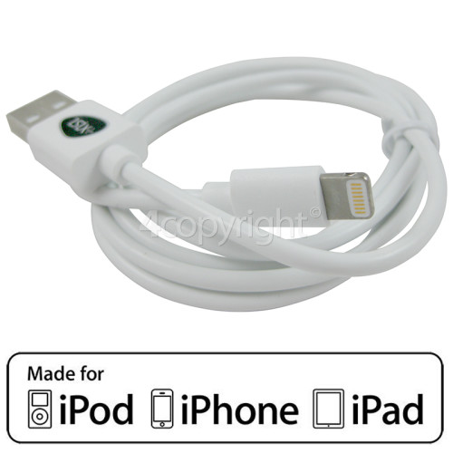 Apple iPad 4th Generation 1.0m Lightning Cable - White