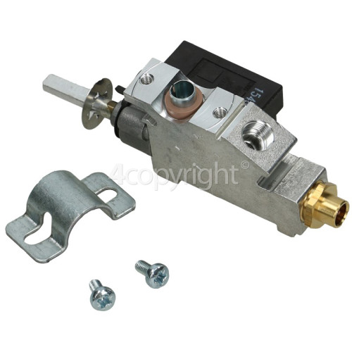 Rangemaster Large Gas Tap : P-MAX 57.5 81517 ( P030931-03 Label On Part Inside With Tech Bulletin )