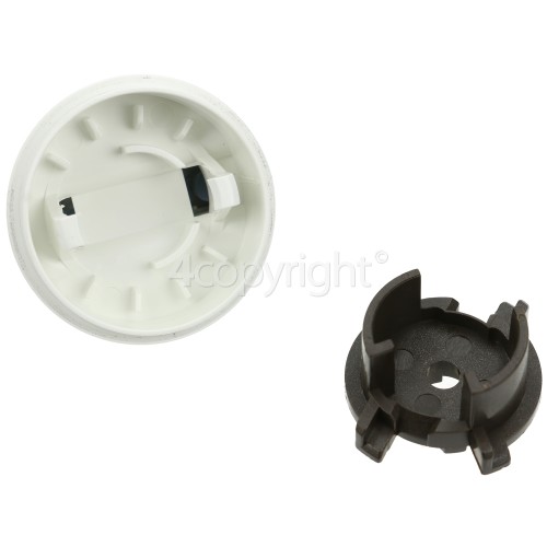 Bauknecht Timer Control Knob - White