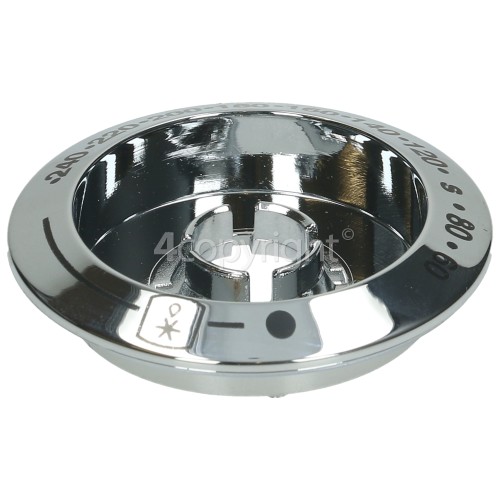 Belling Fan Oven Control Knob Bezel - Chrome