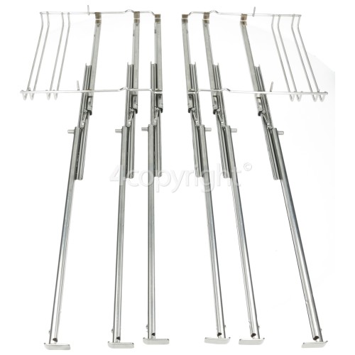 Neff Fully Extendable 3Level Oven Shelf Guide www.spares4neffuk.co.uk