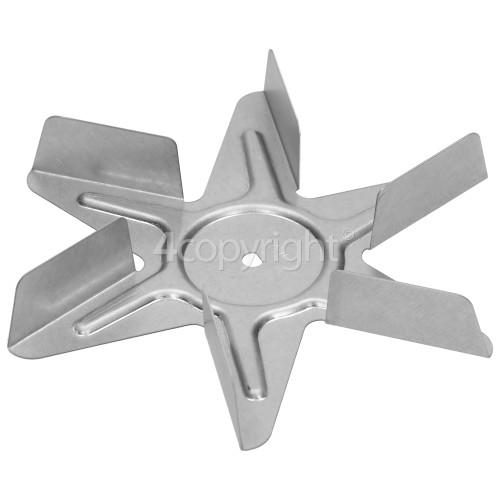 Whirlpool Fan 6 Blade 150mm Dia. D-shaft Small