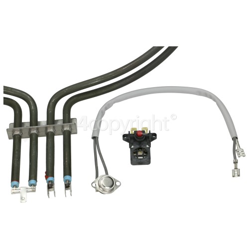 White Knight Heating Element With Thermostat Kit : 2450W