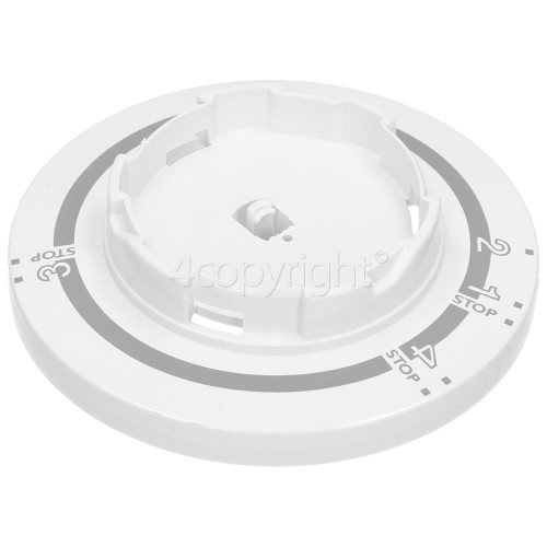 Hoover Timer Control Knob Surround Bezel - White