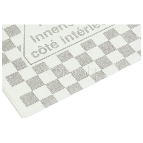 Neff 195306164(02) Cookerhood Cut To Size Paper Grease Filter (Pack Of 6) : 412X979mm