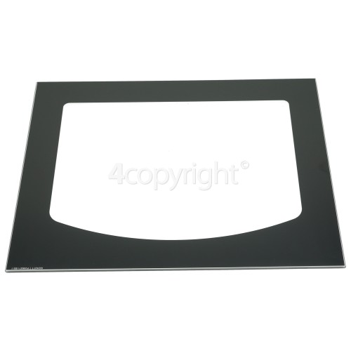 Rangemaster 5670 90 DF NG Black Main Oven Outer Door Glass