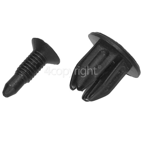 Belling Button H/p Fixing Blk