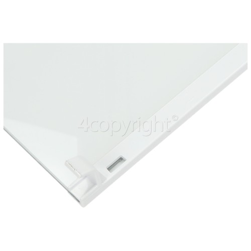 RB411N4WW Fridge Glass Shelf With Trims 485x301mm