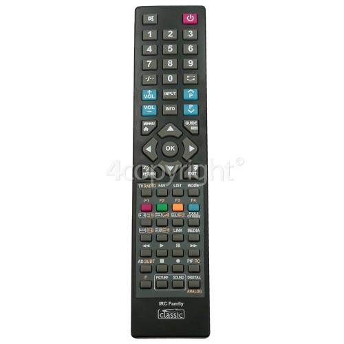 Alba Compatible All Function TV Remote Control