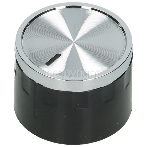 Beko Oven Control Knob Silver / Black bekospares.co.uk