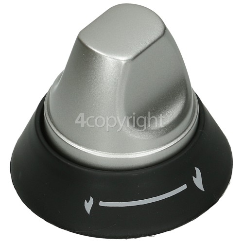 Hotpoint Hob/Grill Control Knob - Silver