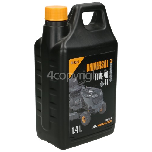 Universal Powered By McCulloch OLO026 4 Stroke Oil - 1.4 Litre