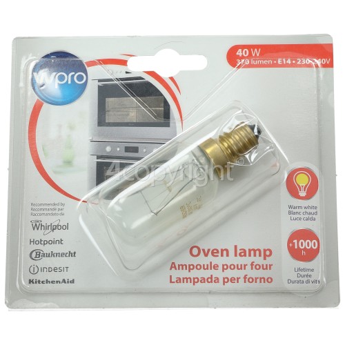 Hotpoint 40W SES (E14) Pygmy Oven Lamp