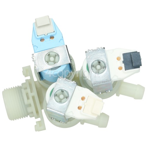 Hoover WDMT 4138AH/1-37 Triple Inlet Solenoid Valve : ONE 90Deg. Two 180Deg. With 12 Bore Outlets