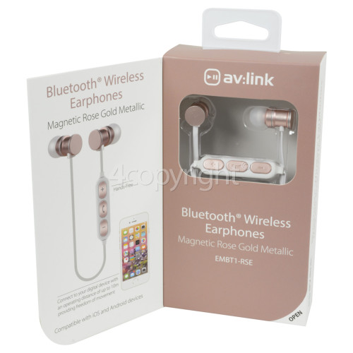 Bluetooth® Wireless Earphones - Rose / White