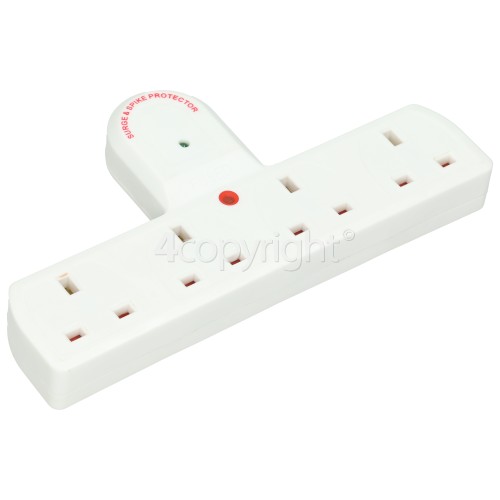 1 To 4 Gang Surge Plug Convertor - UK Plug