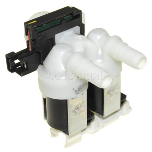 Siemens Cold Water Double Inlet Solenoid Valve : 180Deg. With 10.5 Bore Outlets