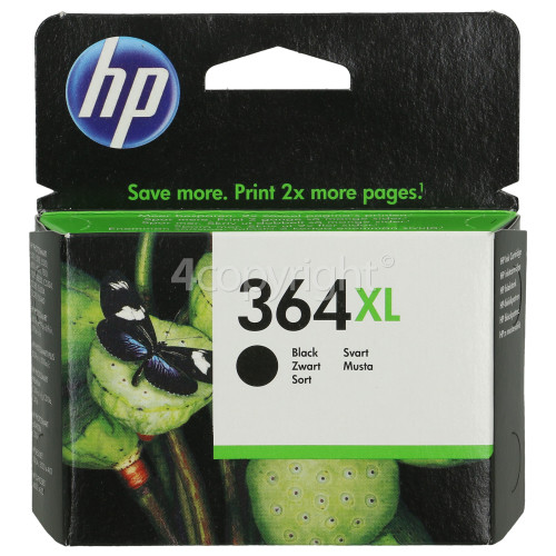 Hewlett Packard Genuine No.364XL High Capacity Black Ink Cartridge (CN684EE)