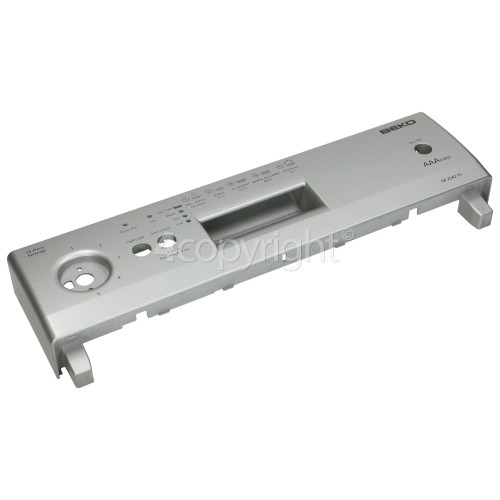 Beko Control Panel Fascia - Silver