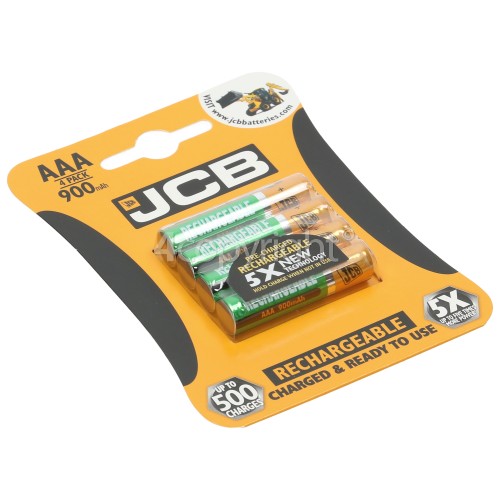 JCB AAA NiMH Rechargeable Batteries (Ready To Use)