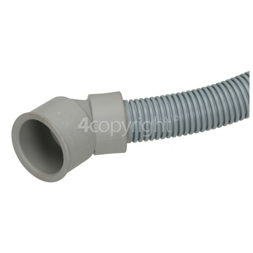 Bauknecht GCX 5521 1.890Mts. Drain Hose 18mm End With Right Angle End 28mm, Internal Dia.S'