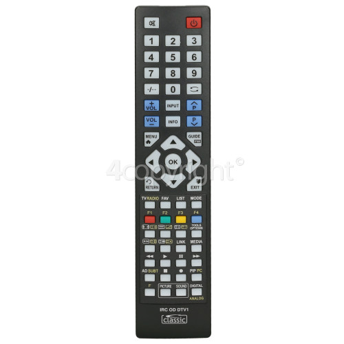 Alba Compatible TV Remote Control