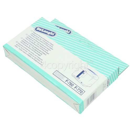 Delonghi Deep Fat Fryer Filter Set www.4delonghi.co.uk