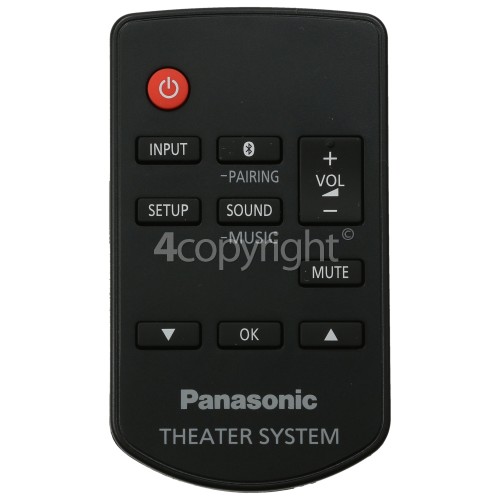 Panasonic N2QAYC000109 Soundbar Remote Control