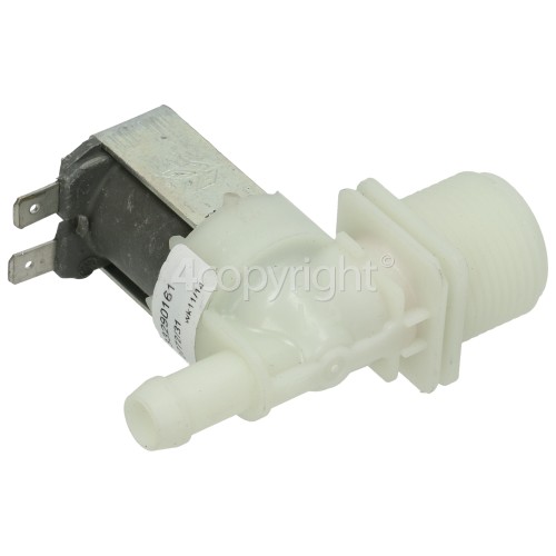 Indesit 2093 Cold Water Single Solenoid Inlet Valve : 180Deg. 12 Bore Outlet