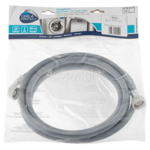 Hoover 3.5m Cold Water Inlet Hose Grey 10x15mm Diameter