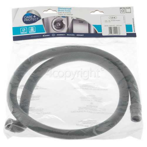 Care+Protect 1.5m Washing Machine / Dishwasher Drain Hose 19x24mm Diameter