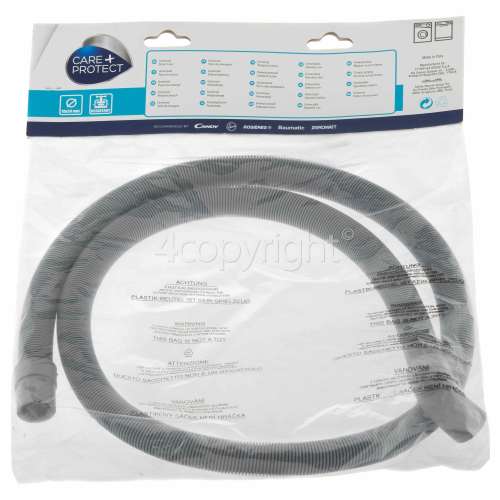 Care+Protect 1.5m Washing Machine / Dishwasher Drain Hose 19x24mm Diameter