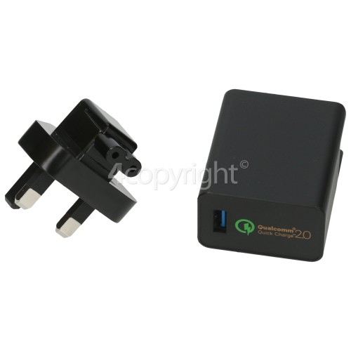 Classic Power USB Charger - UK Plug