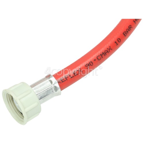 Care+Protect 2.5m Hot Water Inlet Hose Red 10x15mm Diameter